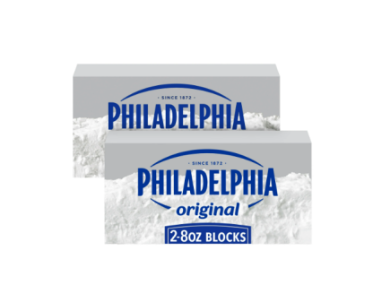 Philadelphia Original Cream Cheese, 2 ct Pack, 8 oz Brick