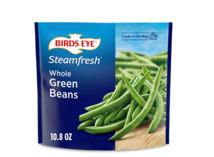 Birds Eye Steamfresh Frozen Whole Grean Beans, 10.8 oz