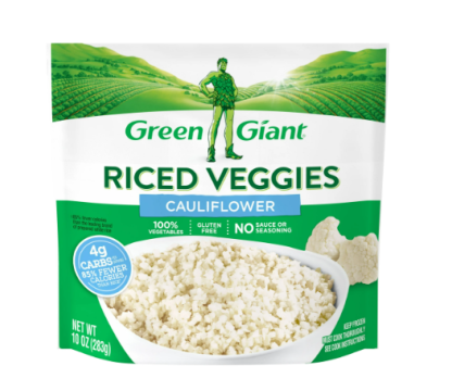 Green Giant Riced Veggies Cauliflower, Gluten Free, 10 oz (Frozen)
