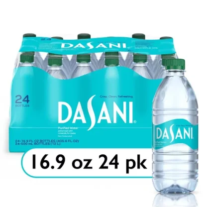 Dasani Purified Water - 24pk/16.9 fl oz Bottles