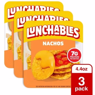 Lunchables 3 Pack/ 4.4oz Each Nachos Cheese Dip & Salsa