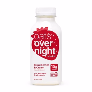 Oats Overnight Shake Strawberries and Cream - 2.2oz