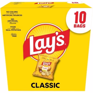 Lay's Snack Pack Classic Potato Chips Multipack- 10ct/10oz
