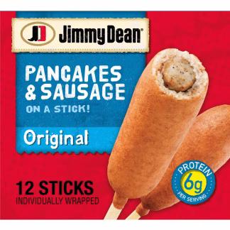 Jimmy Dean Original Frozen Pancakes & Sausage On A Stick - 12ct