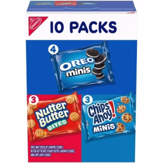 Nutter Butter, Oreo, Chips Ahoy! Nabisco Sweet Variety Pack - 16.36oz/10ct