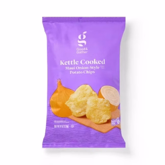 Maui Onion Kettle Cooked Potato Chips - 8oz - Good & Gather™