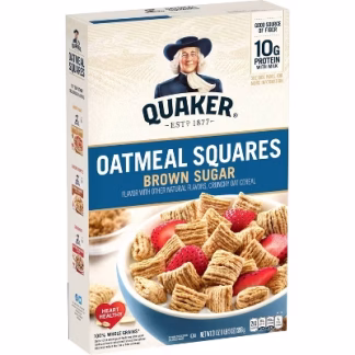 Oatmeal Squares Brown Sugar Breakfast Cereal - 14.5oz - Quaker Oats