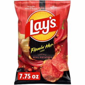 Lay's Flamin' Hot Flavored Potato Chips - 7.75oz
