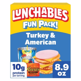Lunchables Turkey & American Cheese Cracker Stackers - 8.9oz