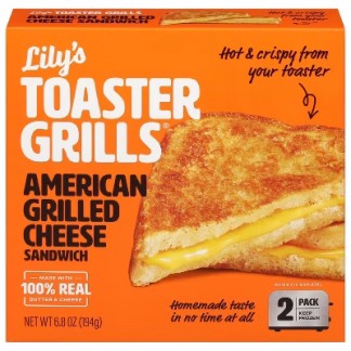 Lily's Toaster Grills Frozen American Cheese - 6.8oz